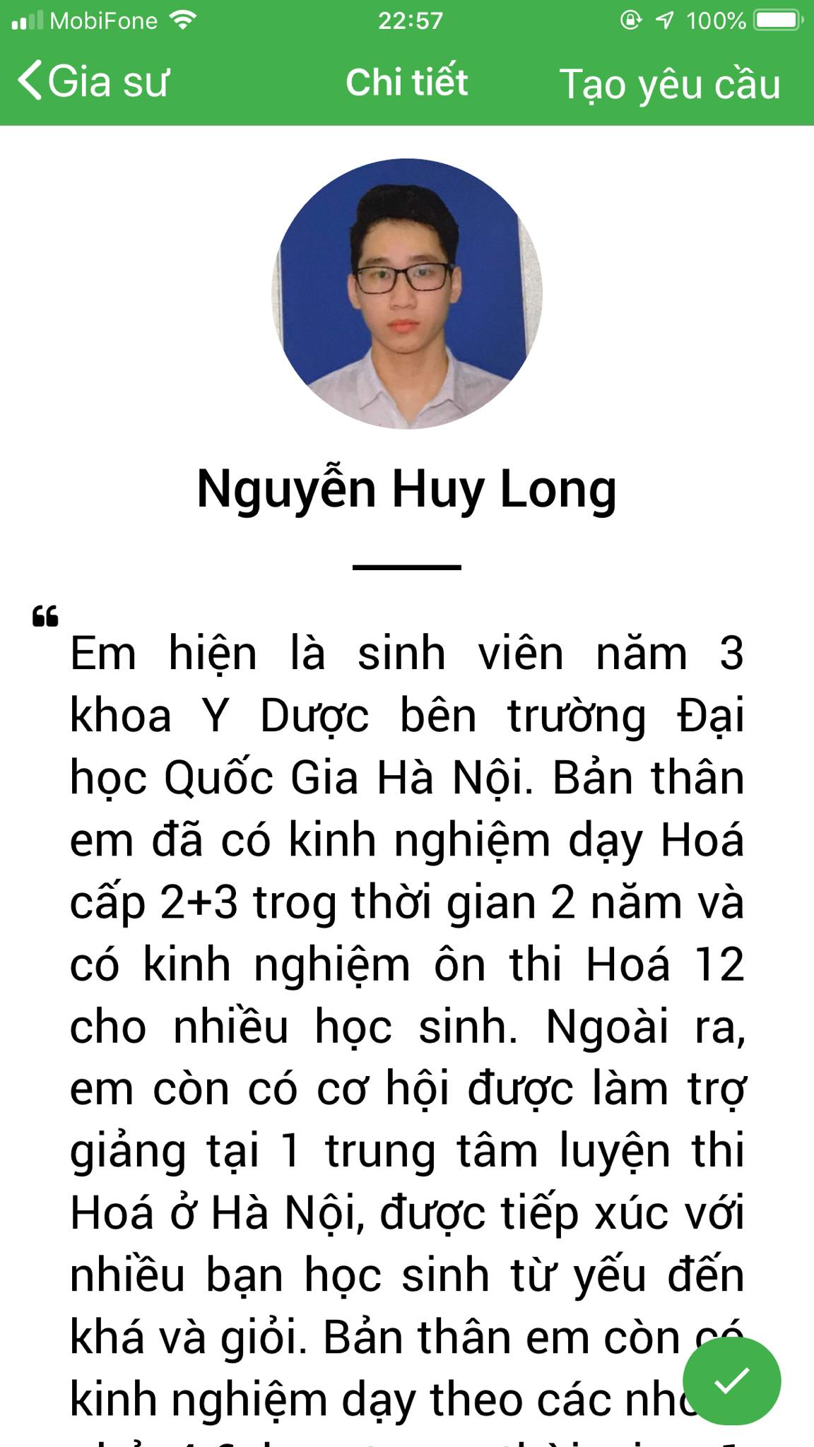 Học phí Hóa lớp 12